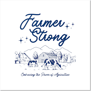 Farmer Strong agriculture Posters and Art